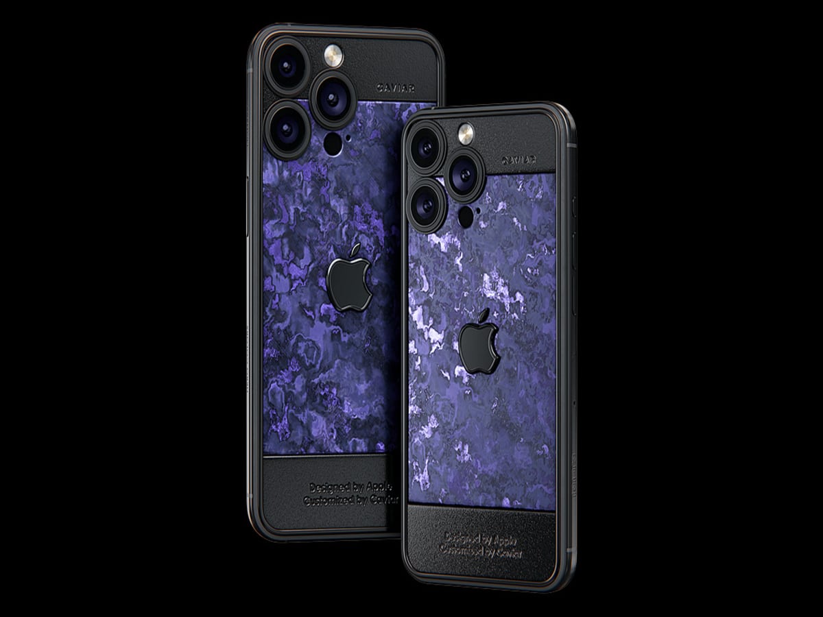 Caviar iphone 15 pro violet