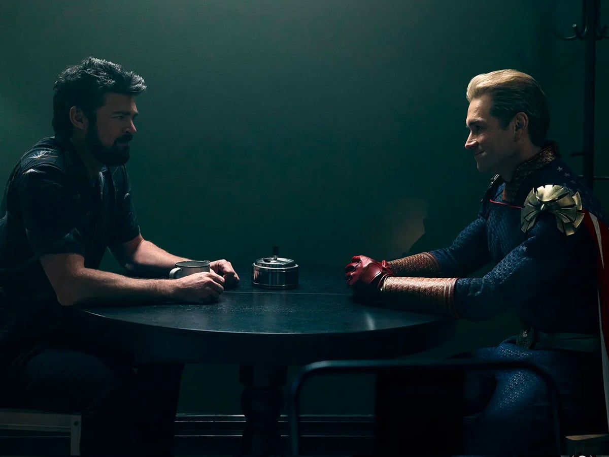 Karl urban as billy butcher and antony starr as homelander in 'the boys' season 3 image prime video 