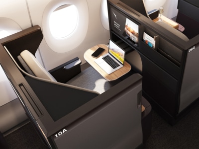 Qantas A350 First and Business Class Cabins Revealed | Man of Many