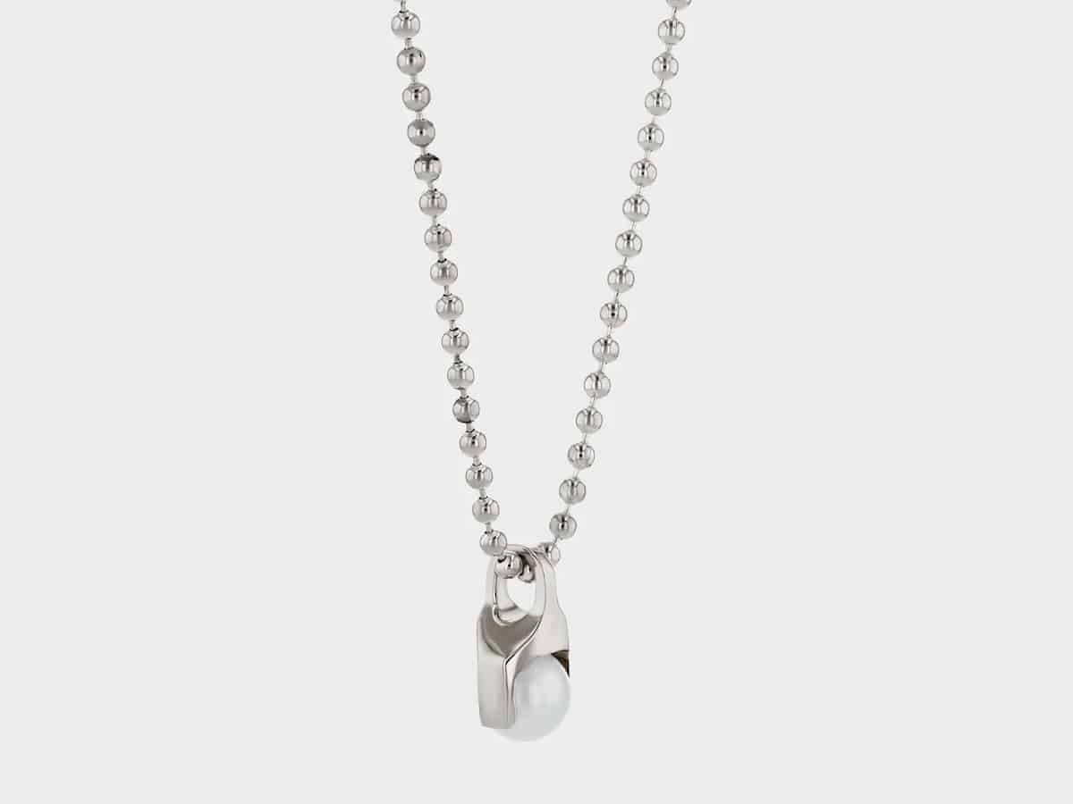 Sarah sebastian piston pearl necklace