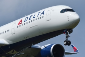 A delta airlines airbus a350 turned around diarrhoea