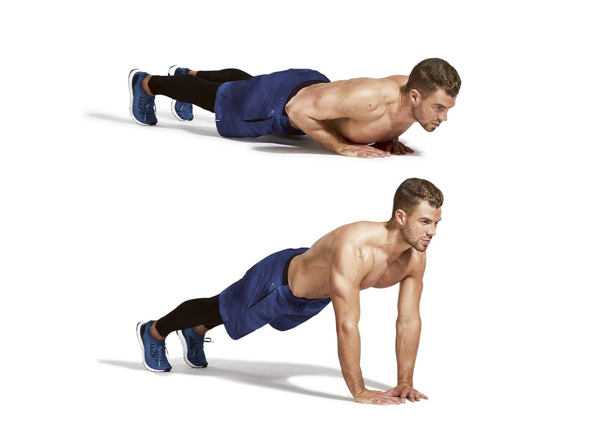 Man doing push-ups