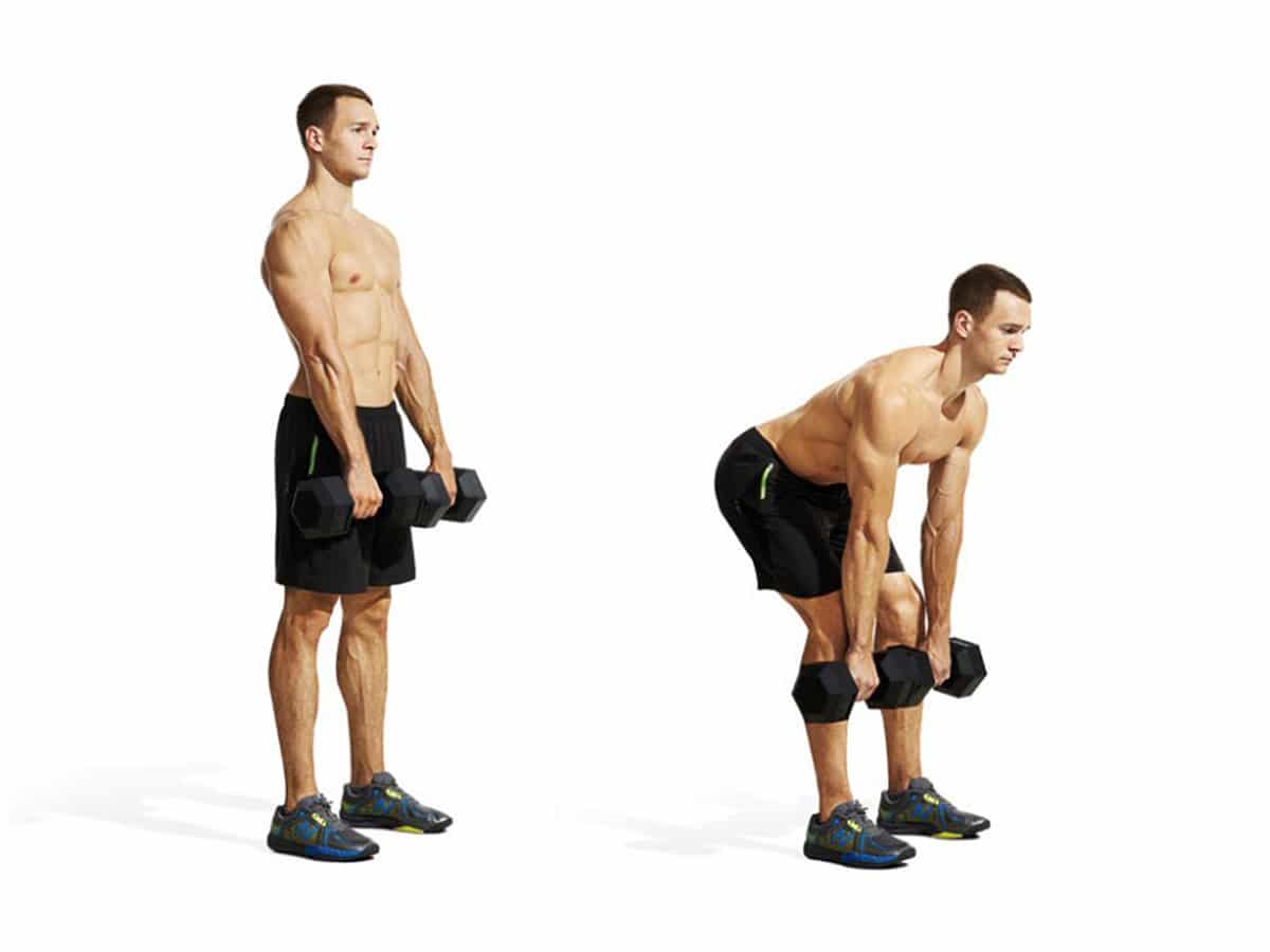 Dumbbell Single Leg Lift To Press (Right) - Sworkit Health