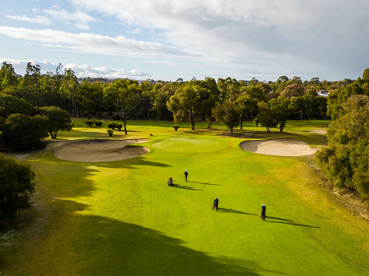 Long shot of Carramar Golf course