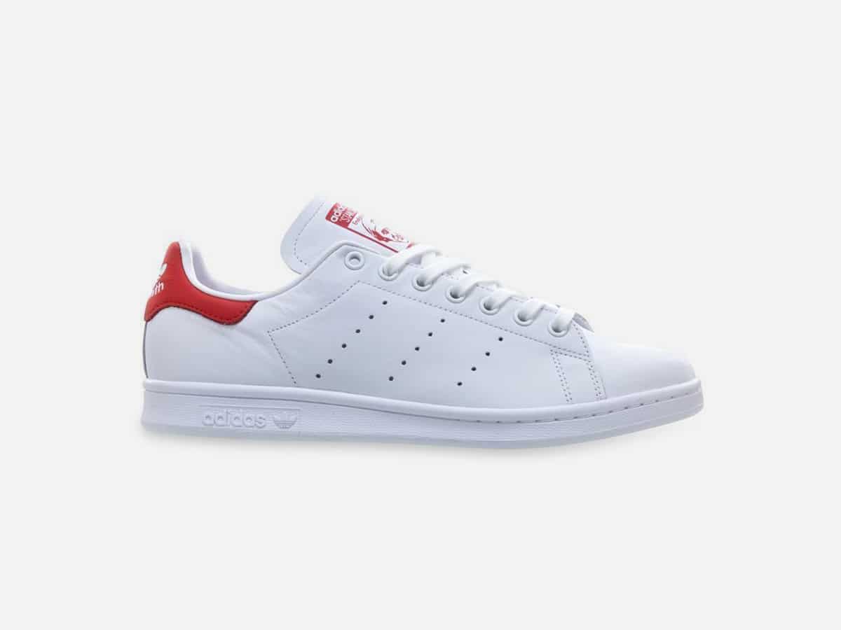 Product image of Adidas Stan Smith sneakers with plain white background