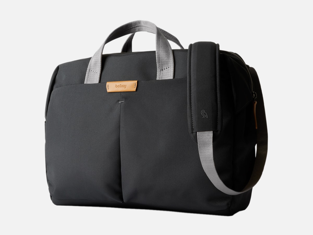 Product image of black Bellroy Tokyo Work Bag against a plain white background