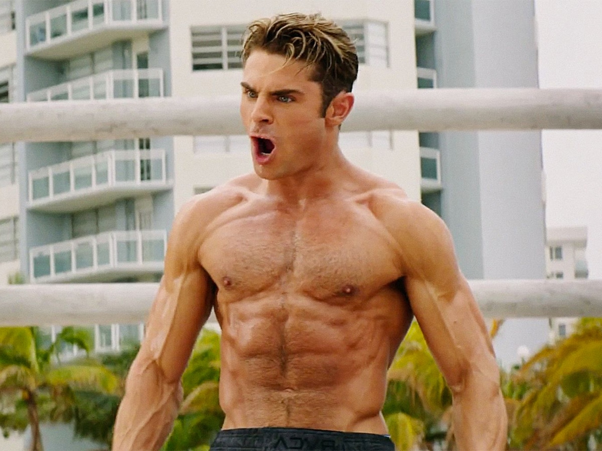 Shirtless Zac Efron