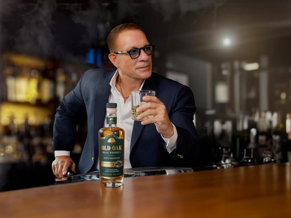 Jean-Claude Van Damme has launched a new Irish whiskey brand, Old Oak | Image: Old Oak