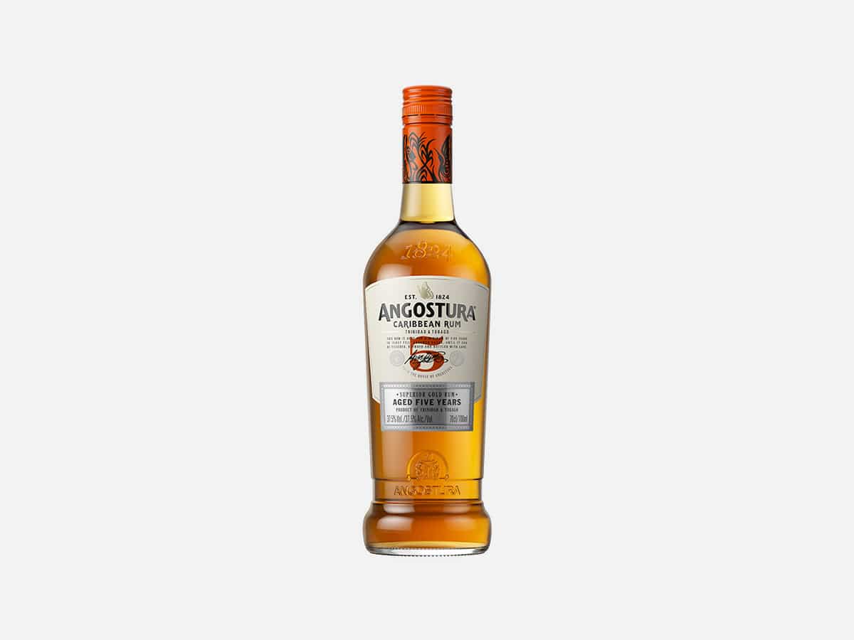 Product image of Angostura 5 Year-Old Rum with a plain white background