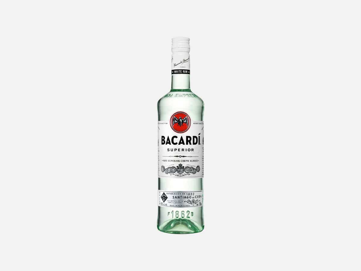 Product image of Bacardi Superior Rum with a plain white background