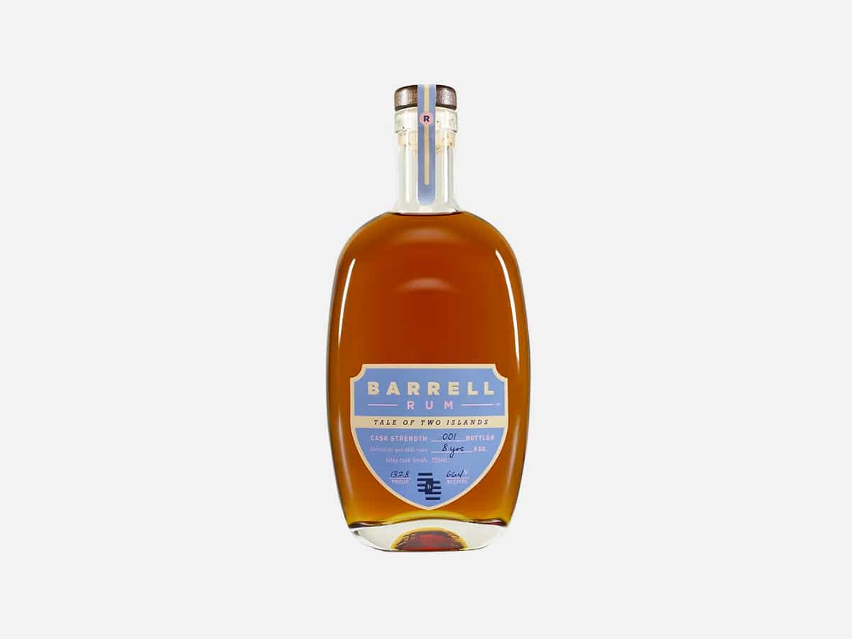 Product image of Barrell Rum Tale of Two Islands with a plain white background