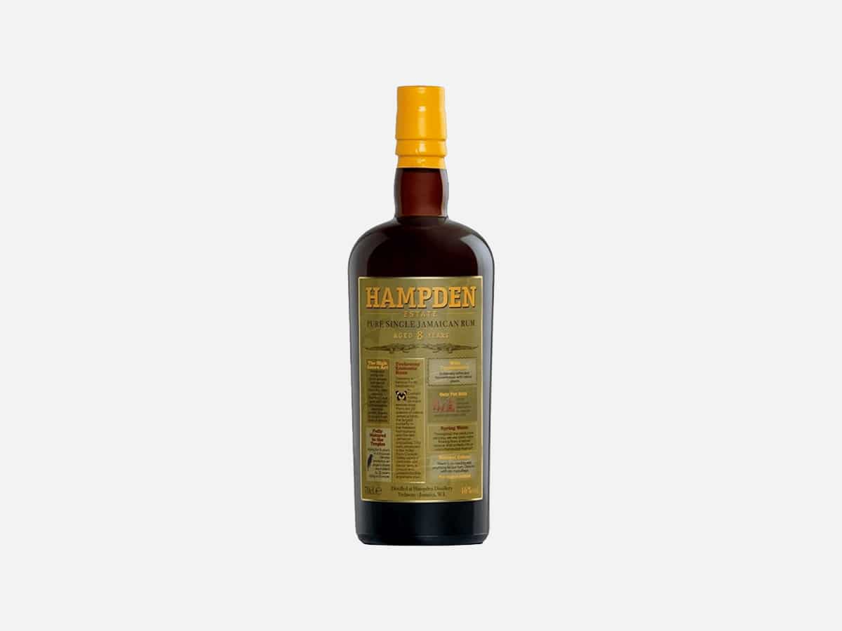 Product image of Hampden Estate Estate 8 Years Old Pure Single Jamaican Rum with a plain white background