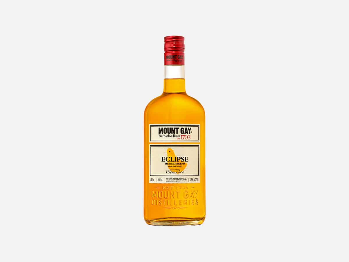 Product image of Mount Gay Eclipse Rum with a plain white background