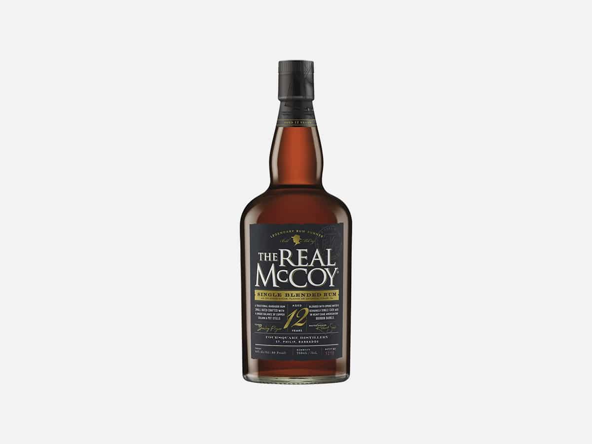 Product image of The Real McCoy 12 Year Rum with a plain white background
