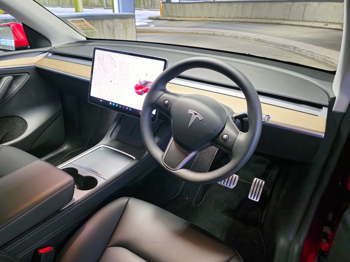 2023 tesla model y performance interior