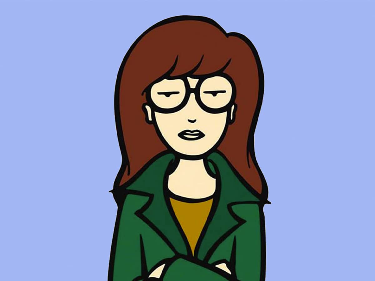 Medium shot of Daria with a deadpan look