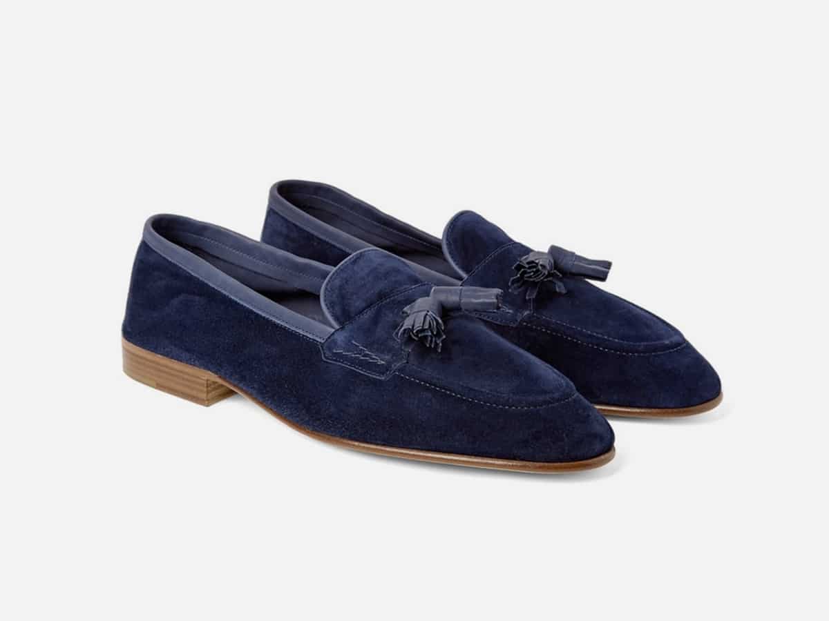 Blue Horse Open Back Half Loafer Casual Shoe For Men - Buy Blue