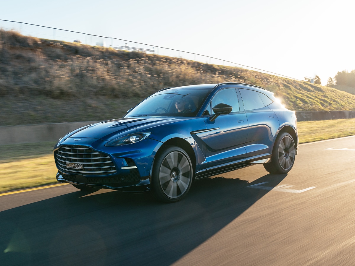 Aston martin dbx707 tested on track