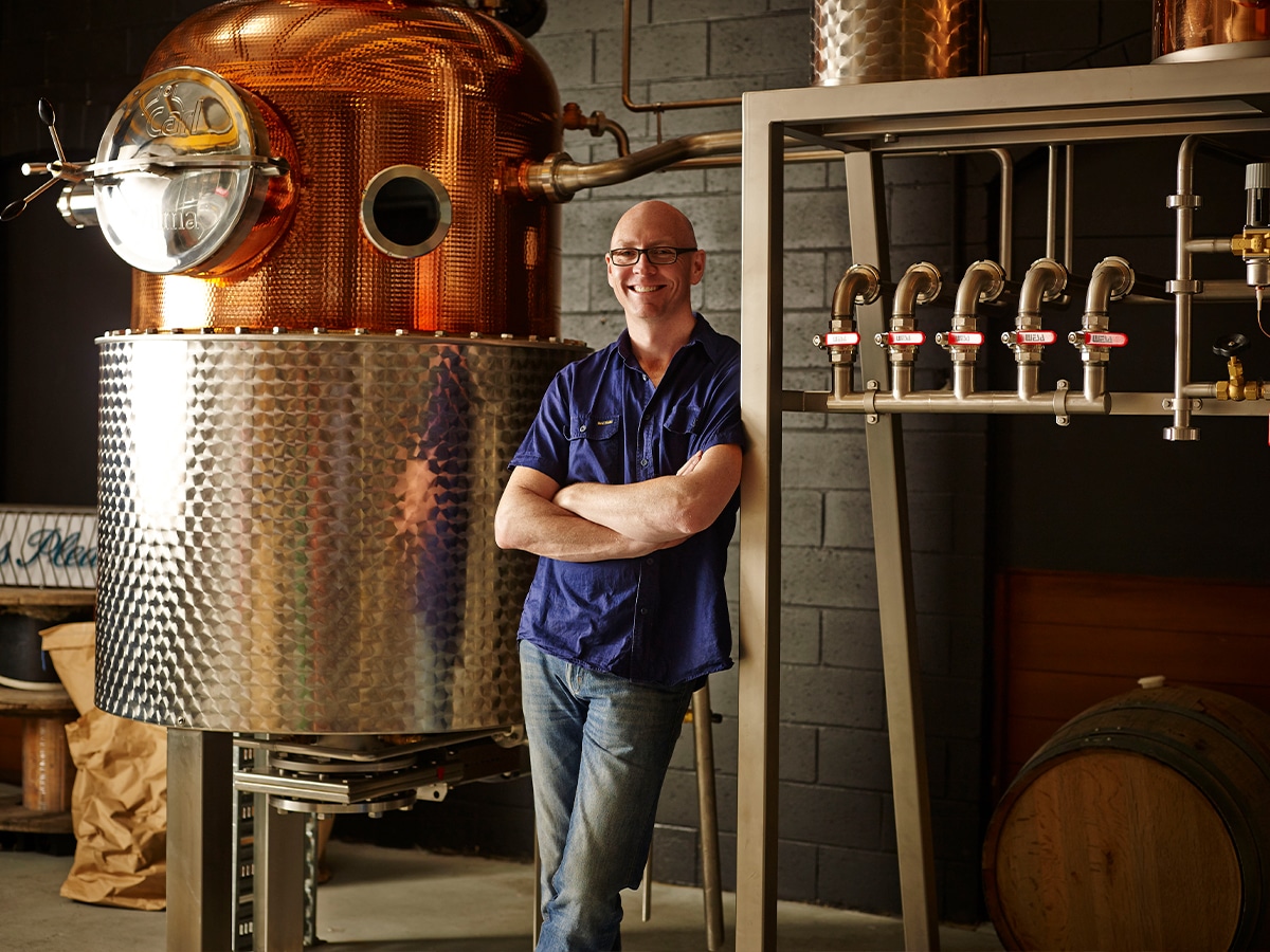 Four Pillars Gin co-founder and distiller Cam Mackenzie | Image: Supplied