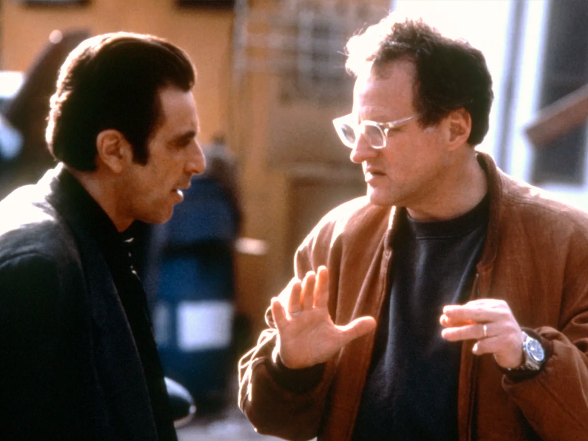 Al Pacino with Michael Mann on the set of 'Heat' (1995) | Image: Warner Bros.