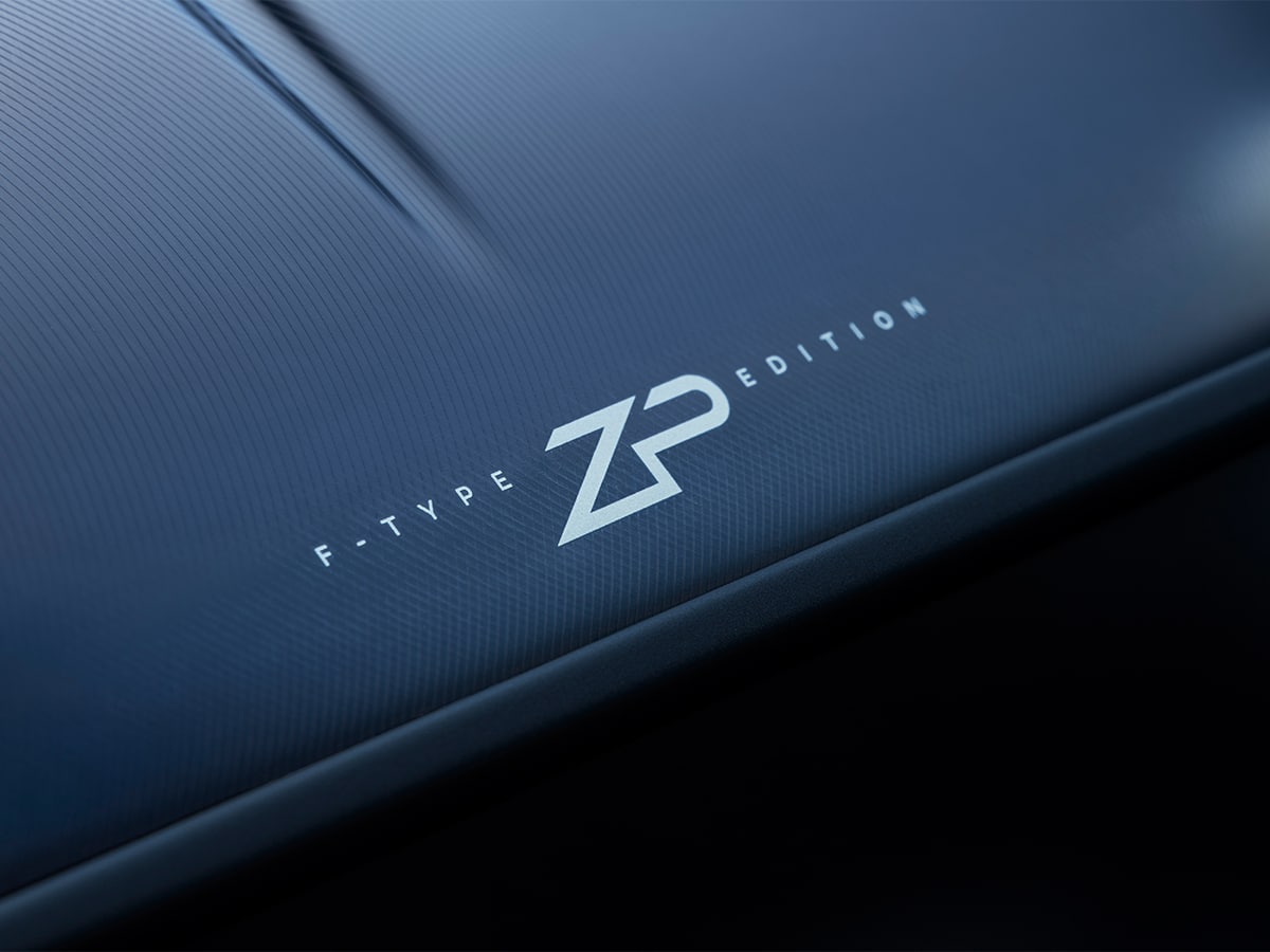 Jaguar f type zp edition plaque