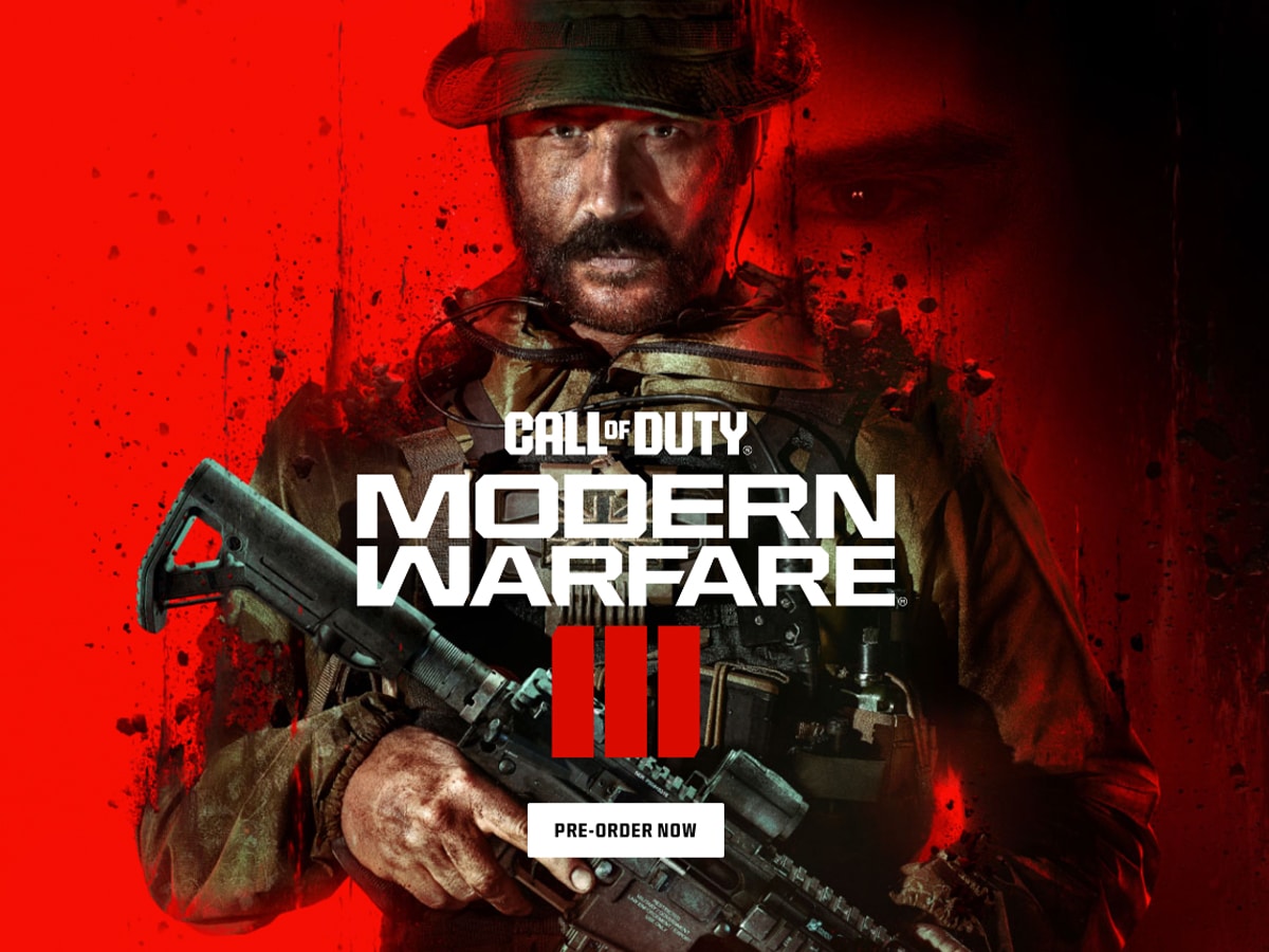 Screenshot of Call of Duty Modern Warfare III pre-order webpage