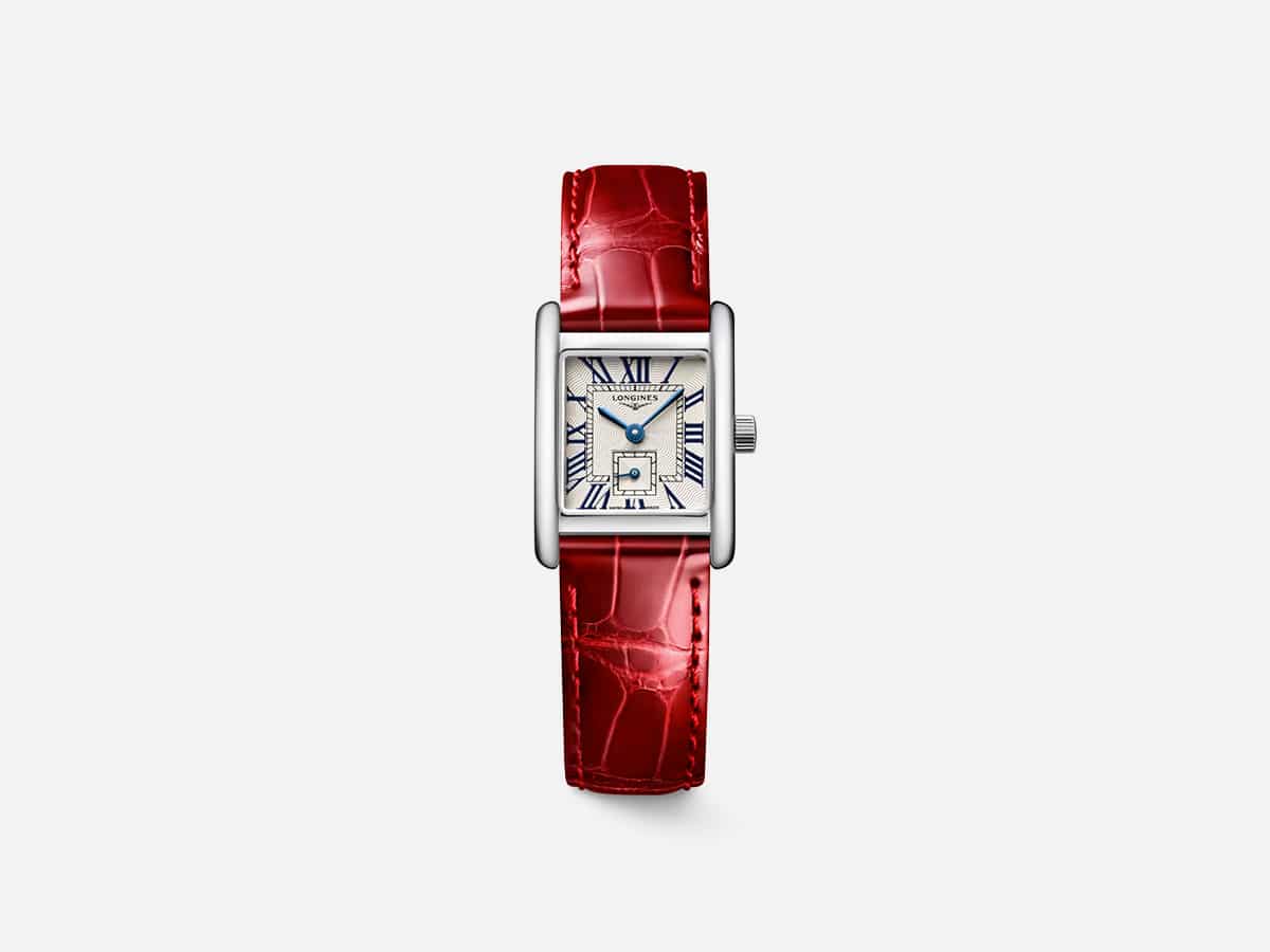 Product image of Longines Mini Dolcevita watch with plain white background