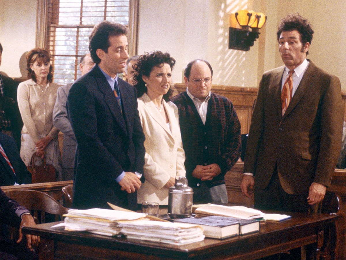 The 'Seinfeld' finale (1998) | Image: NBC
