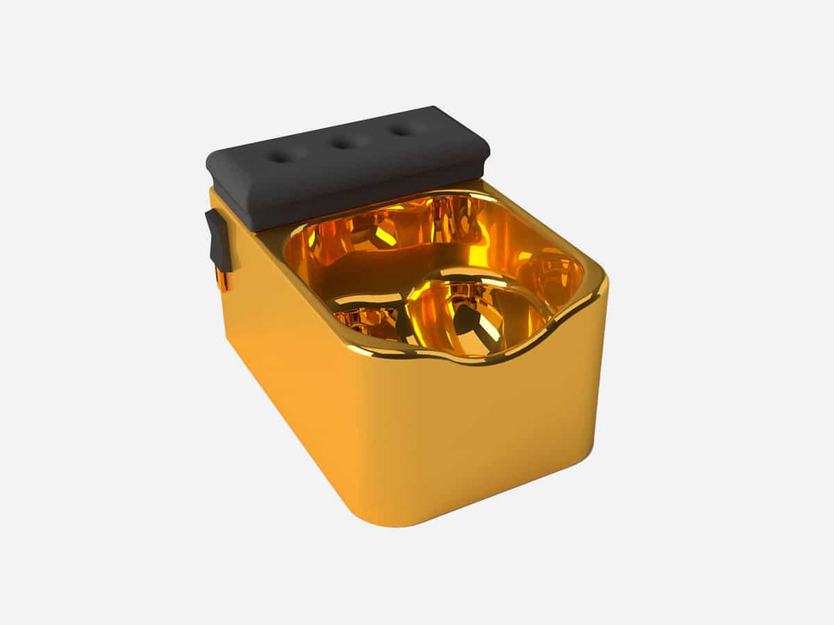 Product image of Executive Testicuzzi 24k Gold Plated hot tub for balls