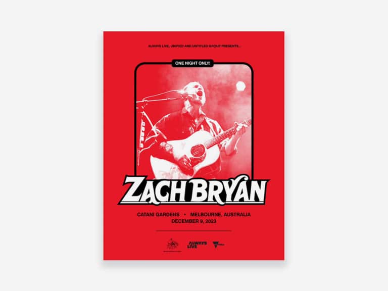 PSA Zach Bryan is Coming to Australia for One Night Only Man of Many