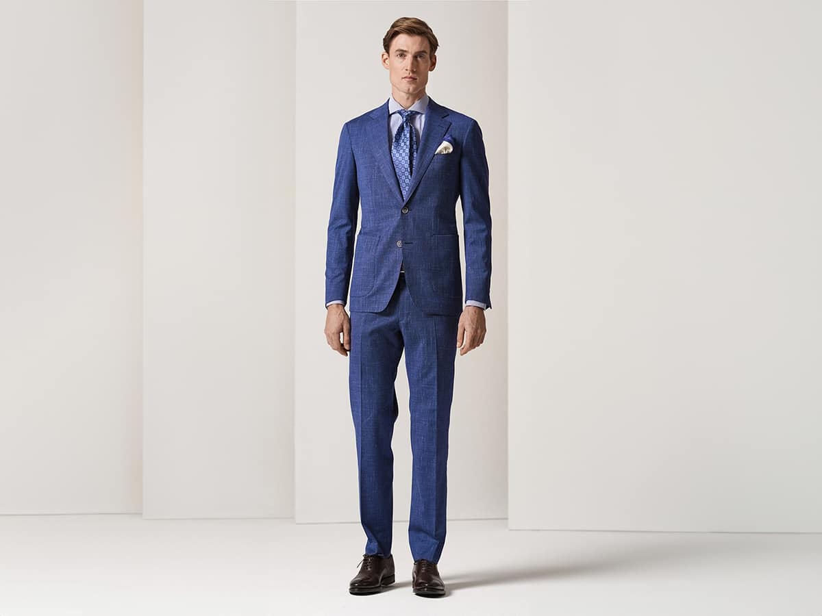 Blue suits for men
