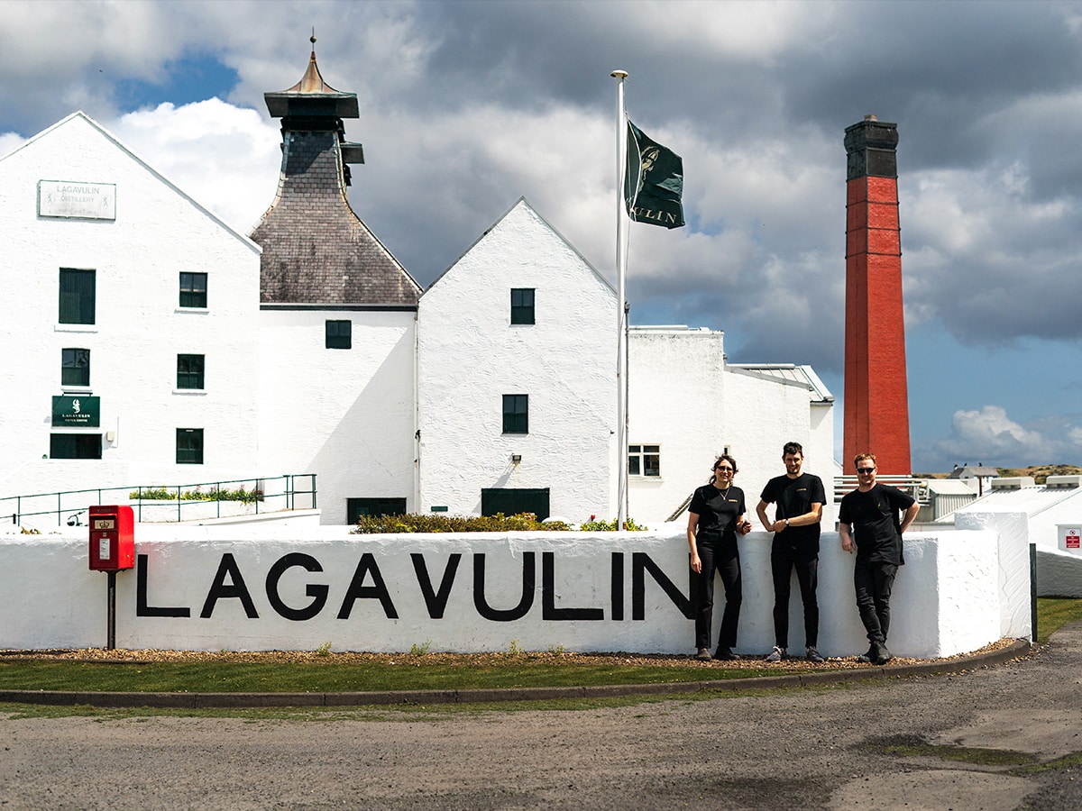 The Starward Whisky team at Lagavulin Distillery in Islay | Image: Starward