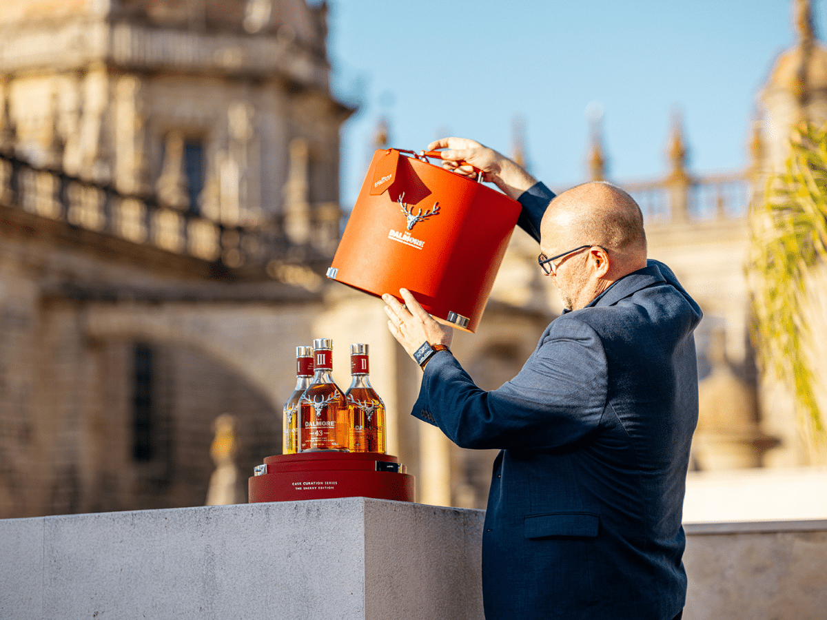 Dalmore's Brand Director, unveiling the Sherry Edition | Image: Supplied 