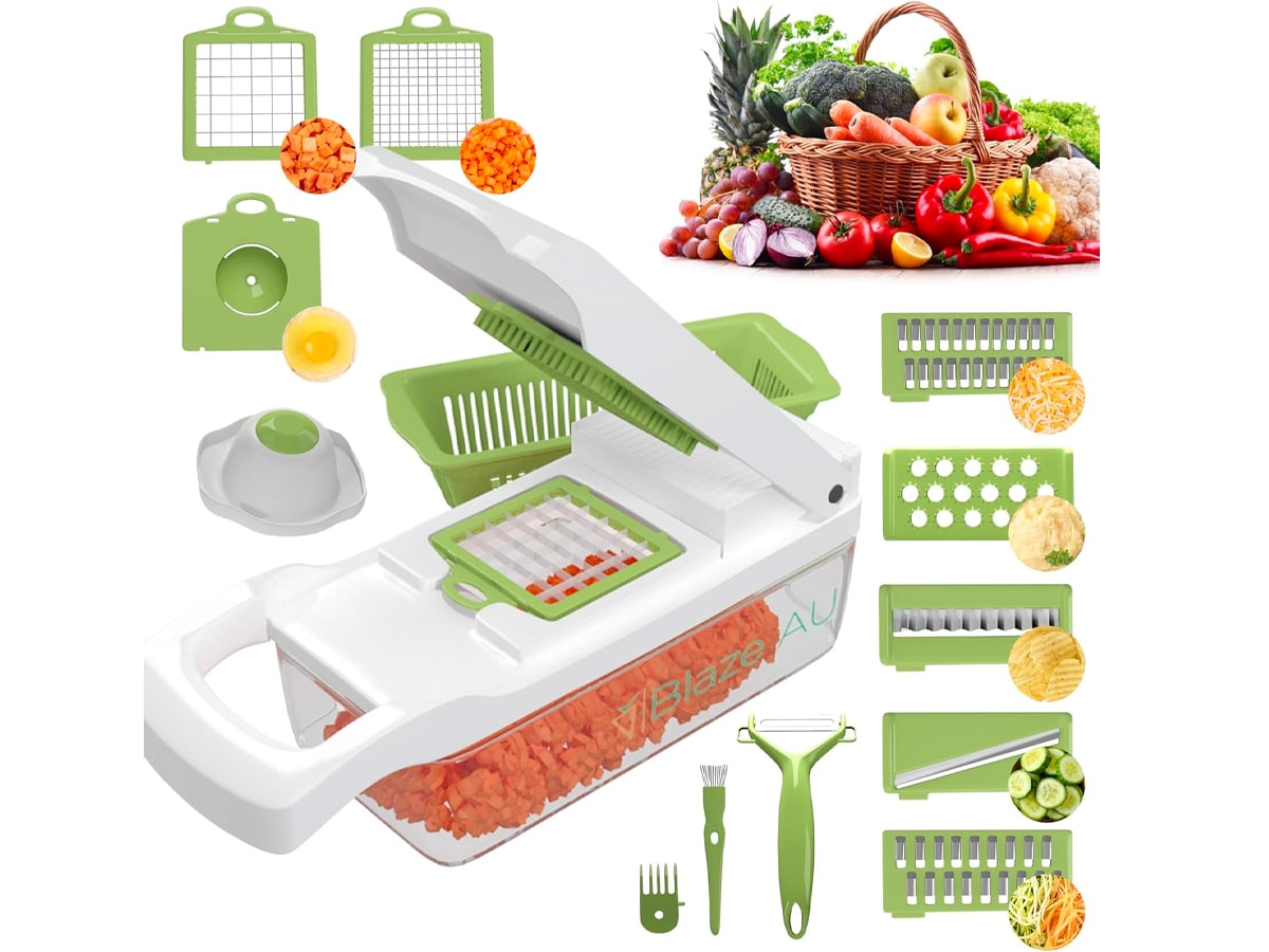 Blaze au vegetable chopper 15 in 1 multi purpose