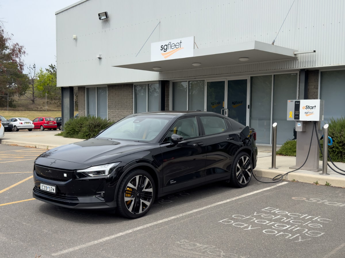 Charging the polestar 2 in canberra