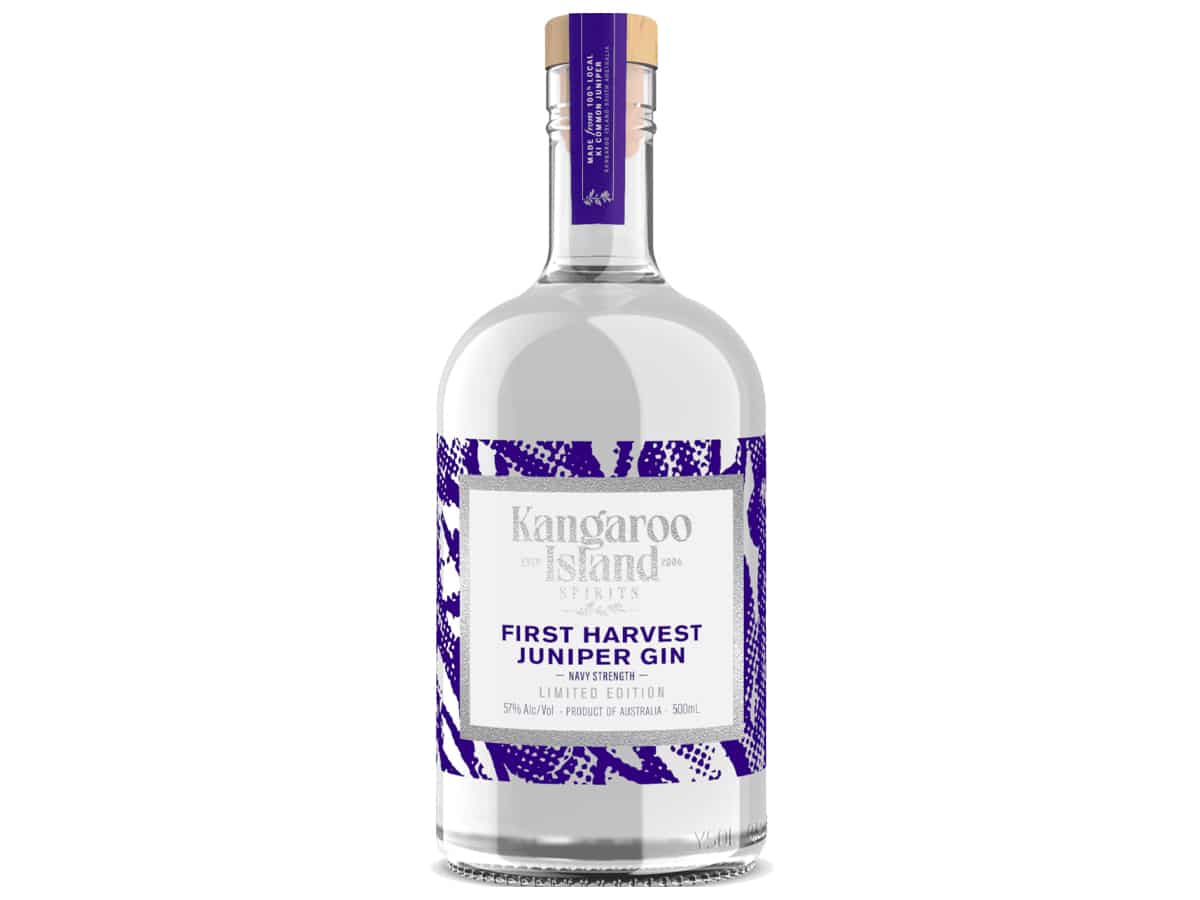 Kangaroo island spirits' first harvest juniper gin