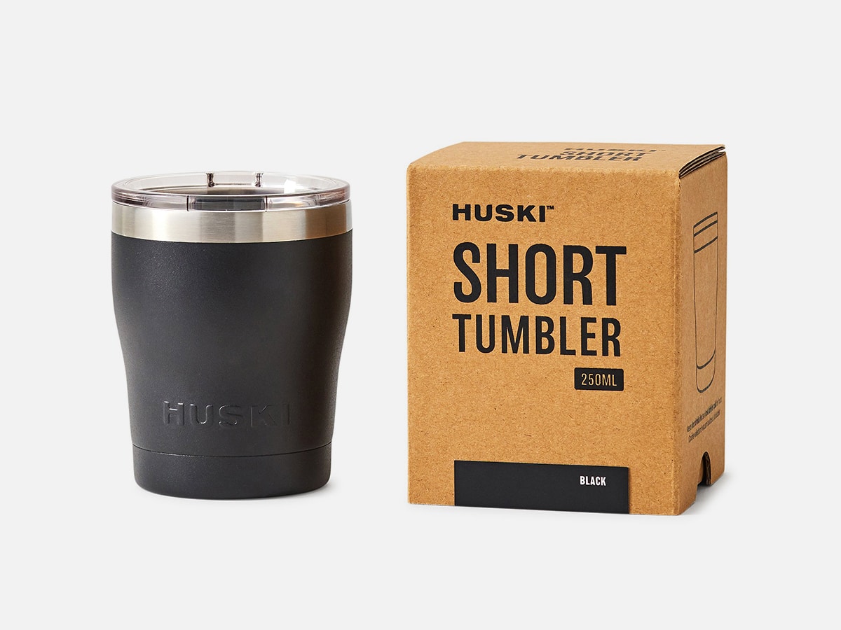 Product image of Huski short tumbler with box packaging