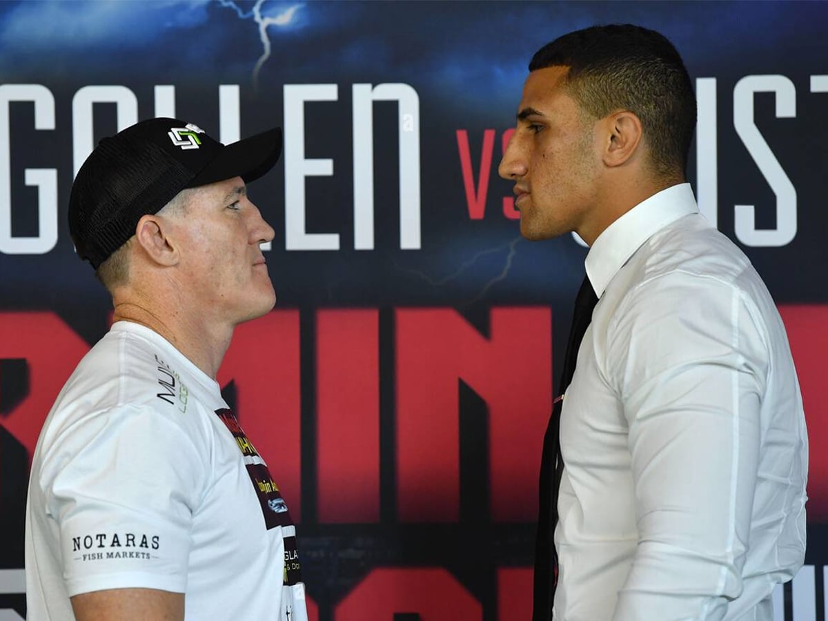 Paul Gallen vs Justis Huni face off