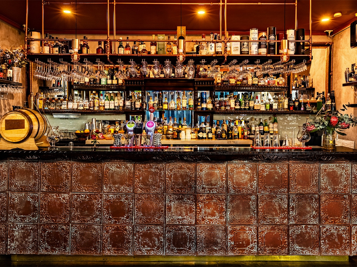 Interior of Arcadia Whisky Lounge bar area