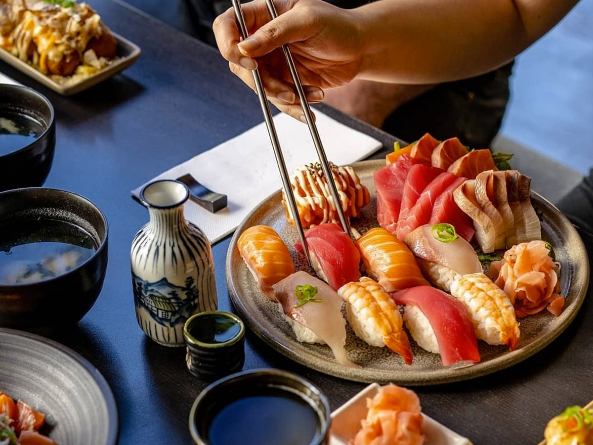Gaijin Japanese Fusion menu sushi platter