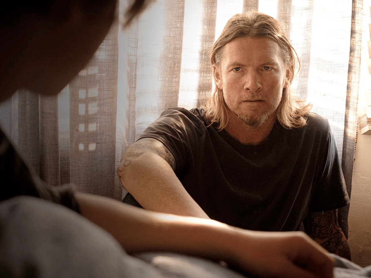 Sam Worthington in 'Transfusion' (2023) | Image: Stan