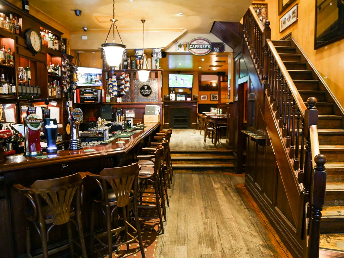 Interior of The Irish Times Pub