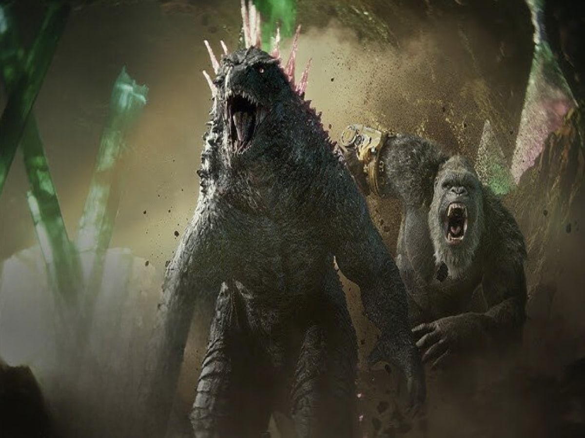 Godzilla x kong the new empire official trailer kong and godzilla
