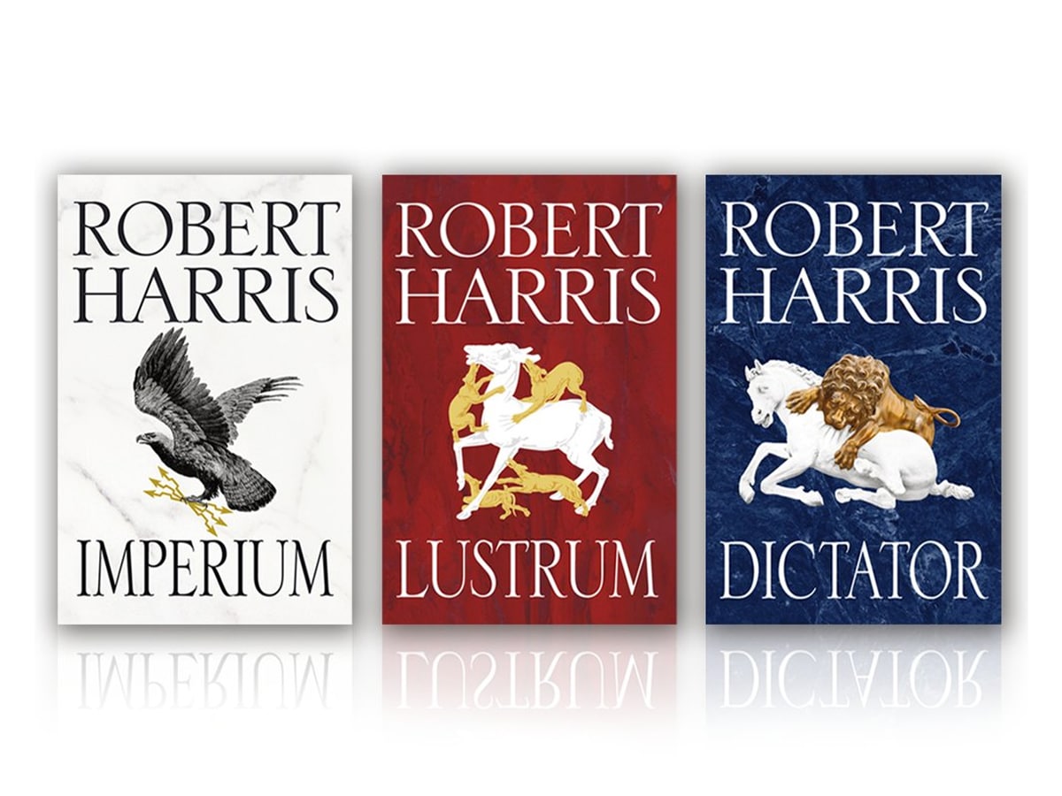 Book cover art of The Cicero Trilogy by Robert Harris