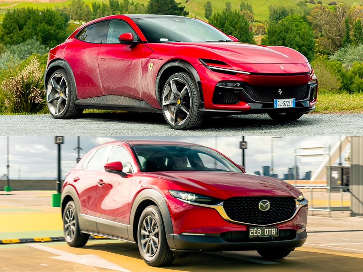 Mazda cx 30 vs ferrari purosangue