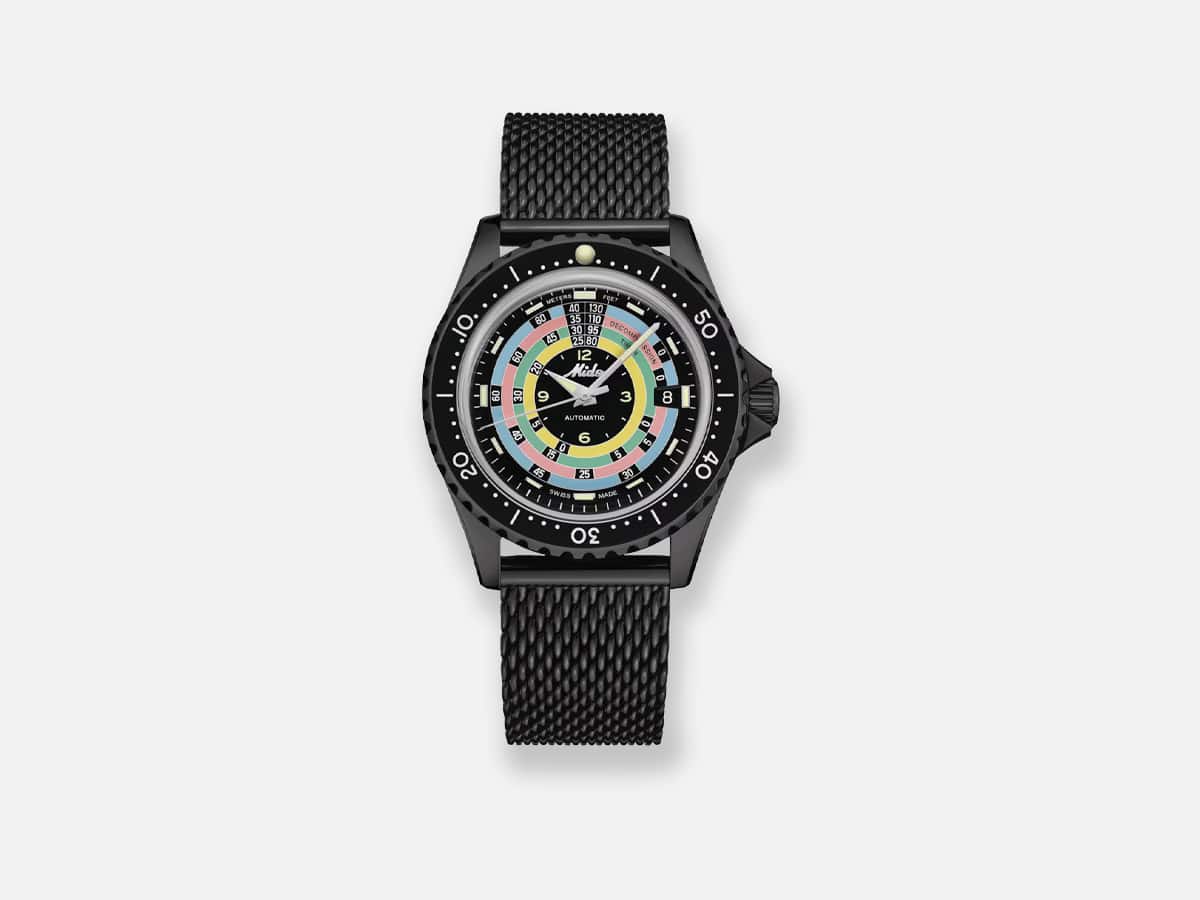 Blancpain Fifty Fathoms 70th Anniversary Act III ref.5901-5630-NANA | Image: Blancpain Mido ocean star decompression timer 1961