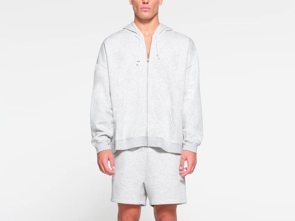 Skims for men zip up hoodie