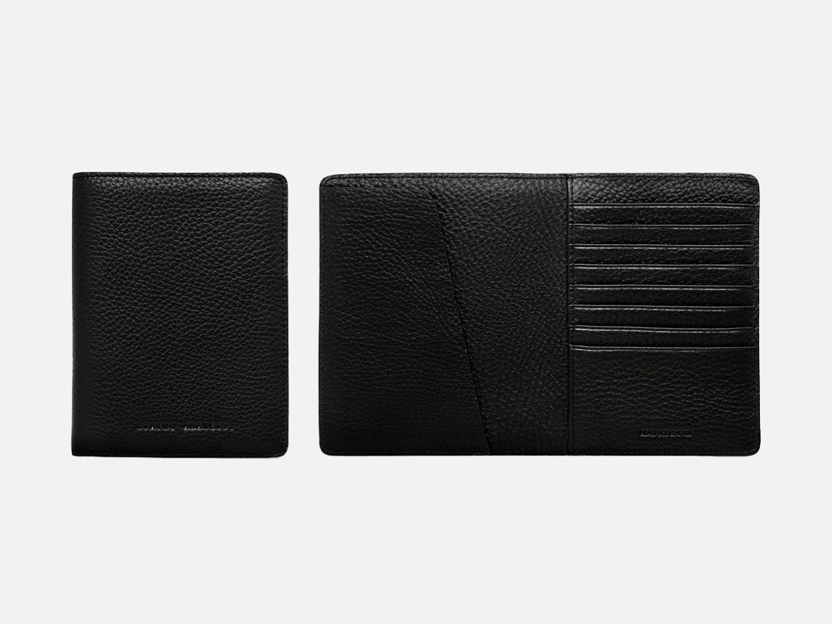 Status Anxiety In Transit Leather Passport Wallet