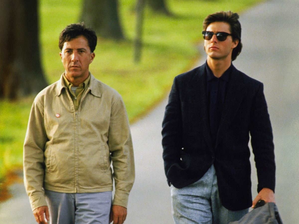 Tom Cruise and Dustin Hoffman in 'Rain Man'
