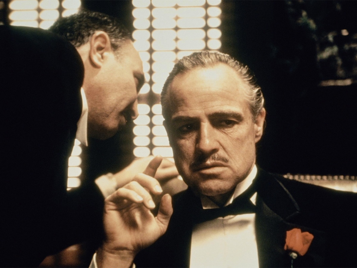 Marlon Brando and Salvatore Corsitto in ‘The Godfather’